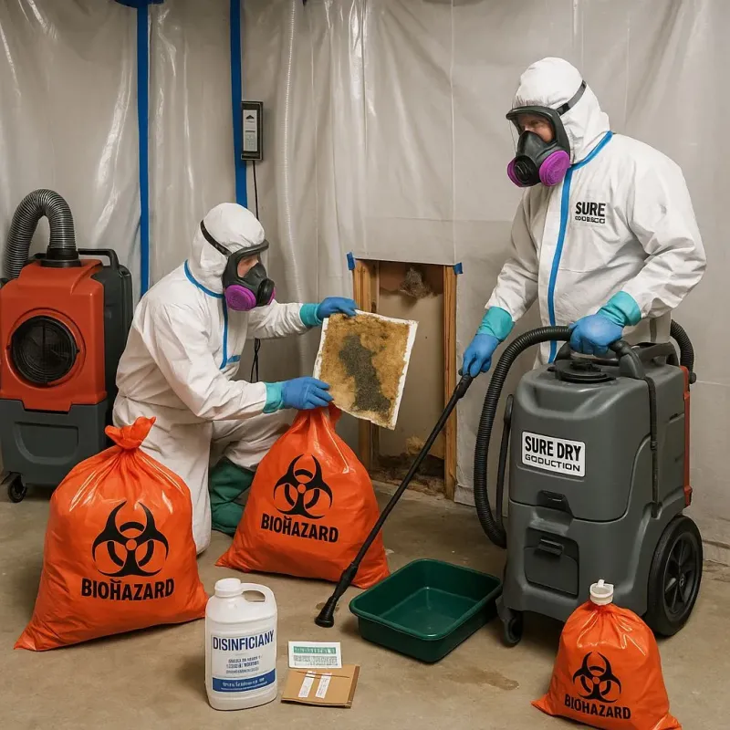Contaminated Water Handling Protocols process in West Alexandria, OH