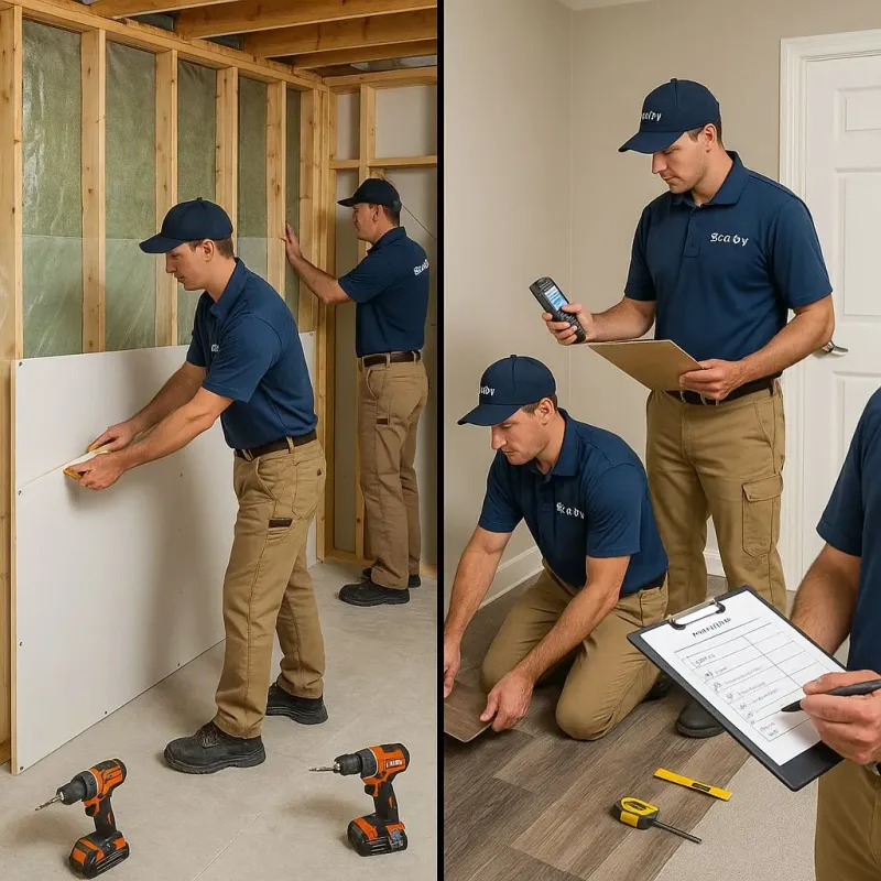 Repairs and Reconstruction process in West Alexandria, OH