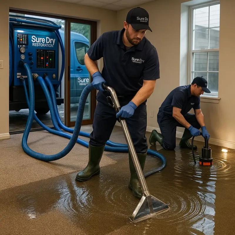 Water Extraction and Removal process in West Alexandria, OH